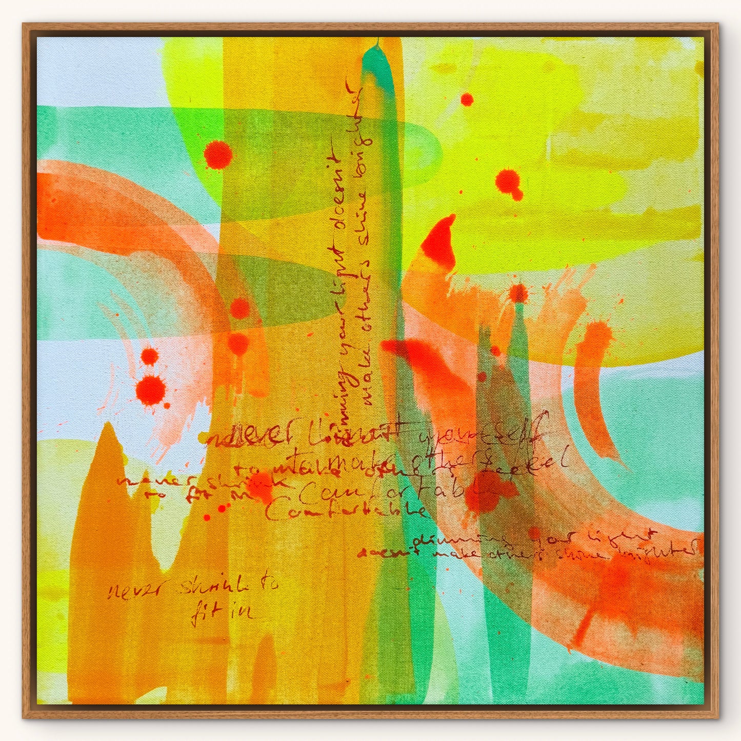 Never dim your light