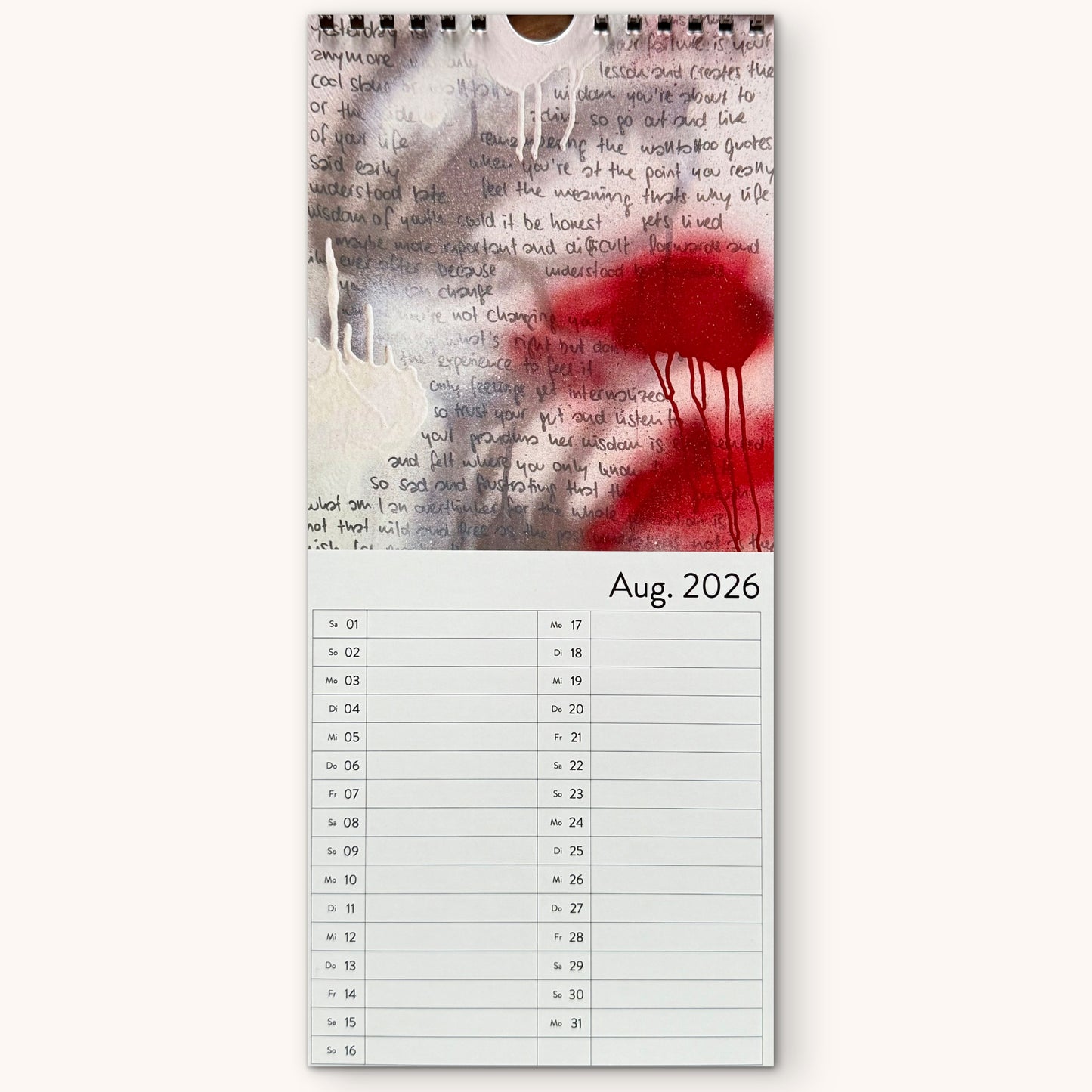 Küchenkalender 2026