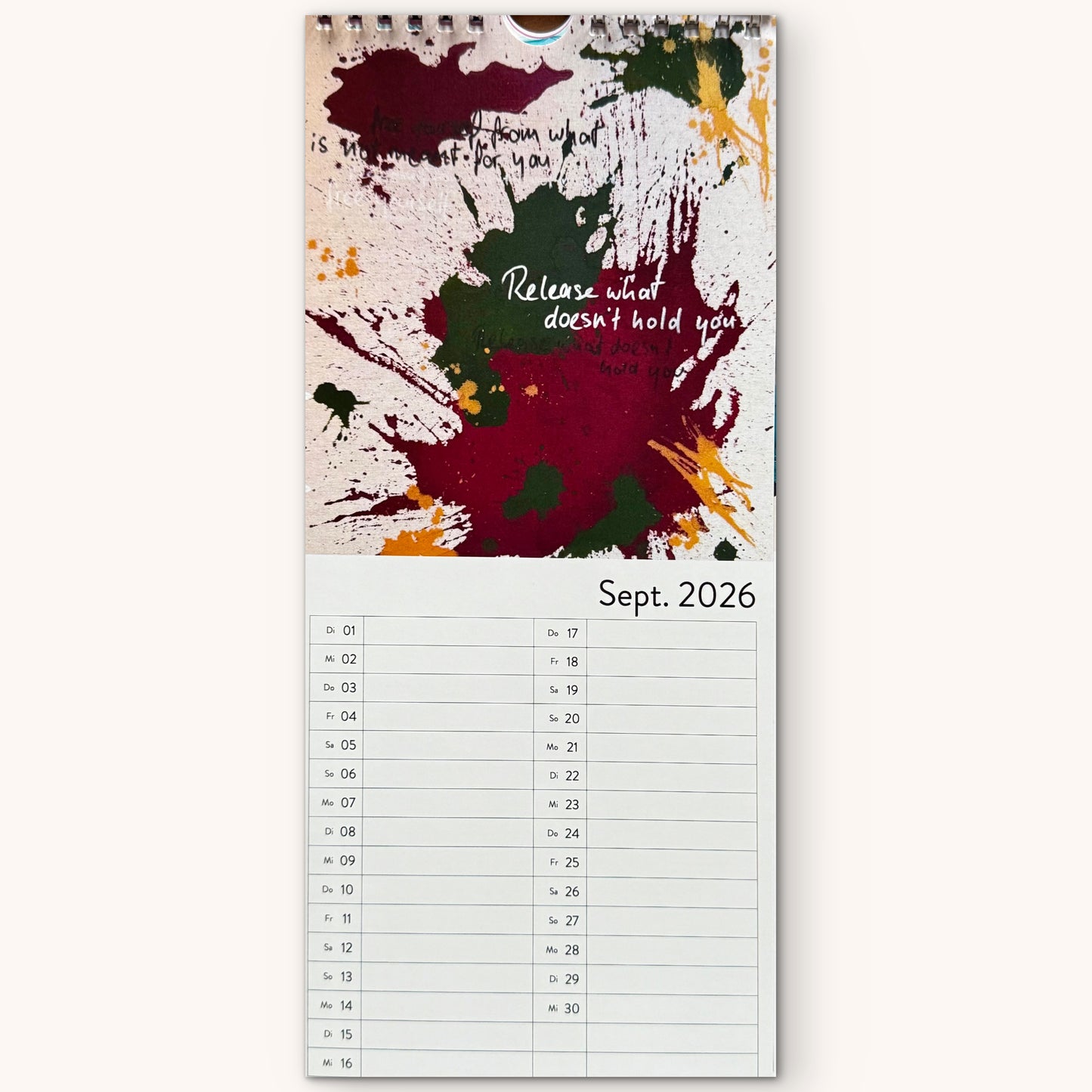 Küchenkalender 2026