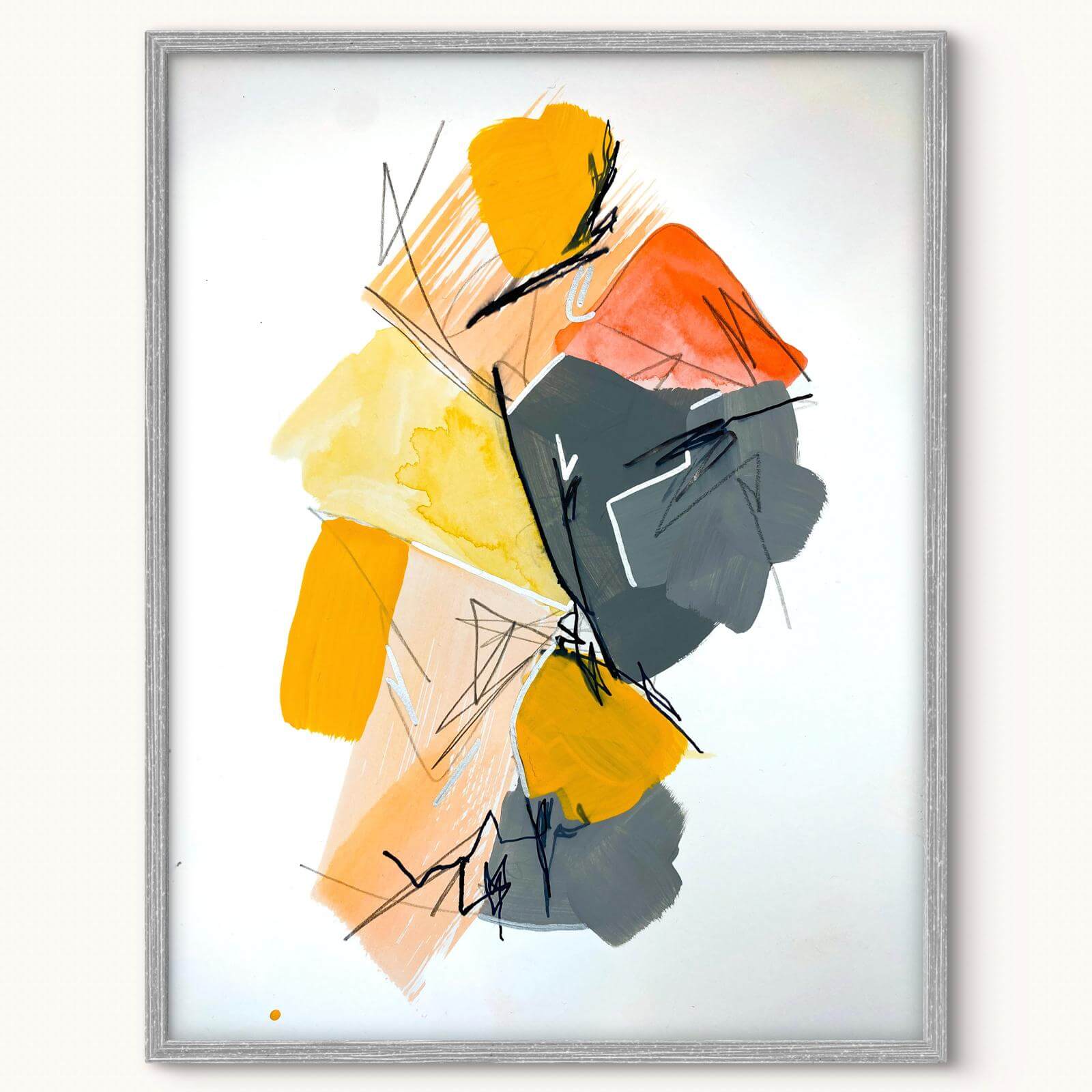 Intuition #4 - Silver Lining - Dana Art